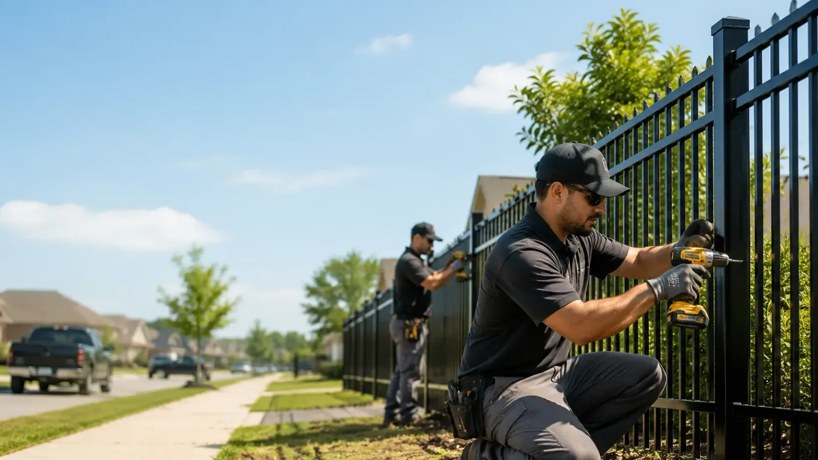 Metal Fence Installation in Worden, IL